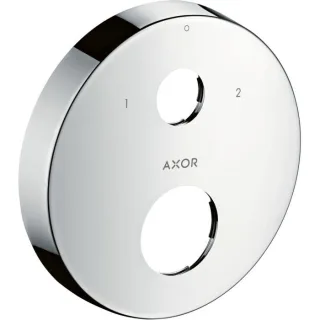hansgrohe Axor Verlängerungsrosette 14962820 2-Loch, 0-1-2, rund, brushed Nickel