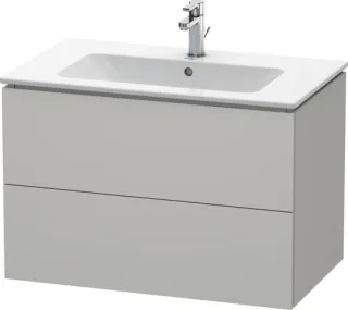 Duravit L-Cube Waschtischunterbau wandhängend Betongrau Matt 820x481x550 mm - LC624100707 LC624100707