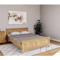 OTTO home Massivholzbett Juventus, Bett, Massivholzbett, Holzbett, Bettrahmen (Breite/Belastbarkeit 140cm/180 KG), Breite 90 cm, aus massiver Kiefer, FSC®-zertifiziert