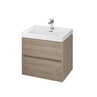 Neuesbad Serie 300 Waschtischunterschrank, B:594, T:447, H:533mm, Eiche 1S924-0081