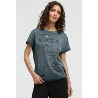 SOCCX Rundhalsshirt mit Gummizug im Saum