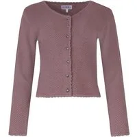 MarJo Trachtenjacke Trachten Strickjacke - VILSECK II - mauve