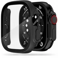 TECH PROTECT Smartwatch-Hülle Defense360 mit gehärtetem Glas Kompatibel mit Apple Watch Ultra 49 mm 49, Integriertes Glas bei schlankem und leichtem Gehäusedesign