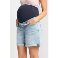 Seraphine Jeansshorts Seraphine Denimshorts Umstandsmode, blau (1-tlg)