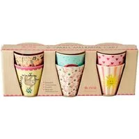 rice Becher Melamin Kids Becher Set 6 Stück Kinderbecher Trinkbecher 160ml