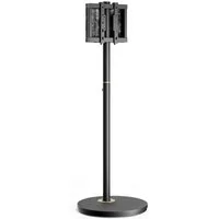 FITUEYES TV-Ständer mobil, mit Universalrädern, 24-48 Zoll, (bis 48,00 Zoll, höhenverstellbar, Metallkonstruktion, Kabelmanagement)
