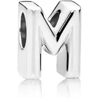 Pandora Bead 797467 Charm Buchstabe Letter M Silber
