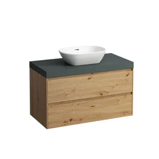 Laufen Waschtischunterschrank und Waschtisch-Platte LANI 495x985x580 H4055611122671