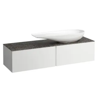 LAUFEN Waschtischunterschrank und Waschtischplatte ALESSI 500x1600x370 H4323450979901