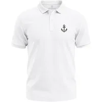 Neverless Poloshirt Poloshirt Herren mit Grafik Print – Kurzarm Polo Sommer Maritimes mit Print