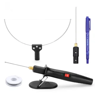 3-in-1 Foam Cutter Cutter with Indicator Light Electric Cutting Machine Pen Tools Kit GOCHANGE Foam Cutter Styrofoam Cut