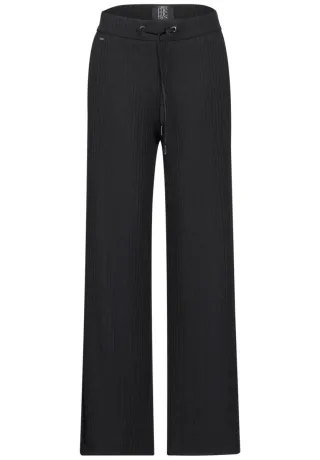 Street One - Jersey-Hose im Loose Fit schwarz - Gr. - 30