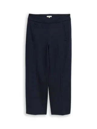 Tom Tailor - Cropped Hose - Ttmia Straight Fit blau - Gr. - 28