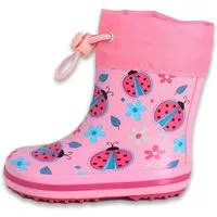 Beck Kleinkinder Gummistiefel Glückskäfer Gummistiefel (wasserdicht, für trockene Füße bei Regen und Matschwetter) flexible Laufsohle