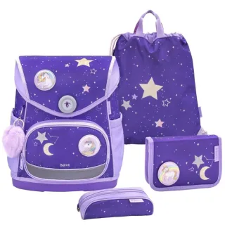 Belmil Premium Schulranzen Set Compact Plus DAHLIA