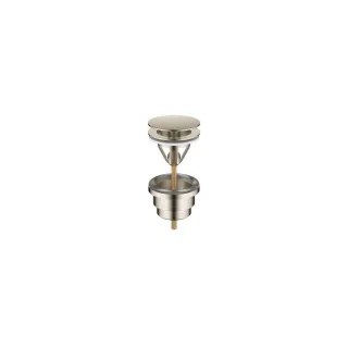 Dornbracht Ablaufgarnitur ohne Druckverschluss SERIENNEUTRAL 10126970 1 1/4" Platin gebürstet 10126970-06
