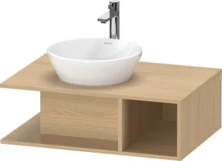 Duravit D-Neo Konsolenwaschtischunterbau wandhängend Natur Eiche Matt 800x550x260 mm - DE492803030 DE492803030