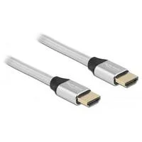 Ultra High Speed HDMI-Kabel 48 Gbps 8K 60Hz silber, 50cm