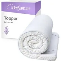 Dailydream, Topper Edition Lavendel, Memory Foam, H 1/2, Druckentlastend, Rutschfest & geruchsneutral