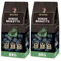 Magna Holzbriketts Magna Kokosbriketts, 9 kg