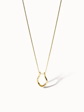 PURELEI Ring-Halter Tropfen Kette