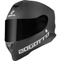 Bogotto Motorradhelm H151 Solid Helm, Vorbereitet Für Pinlockscheibe,herausnehmbares Innenfutter