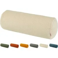 beties Nackenrollenbezug HYggelig No.1, (1 Stück), Samtcord Kissenbezug ca. 15x40 cm Hygge Style kreide-beige