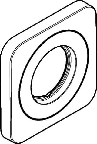 Hansgrohe Rosette f.Auslauf Waschtischmischer UP Axor Citterio M chrom, 98960000 98960000