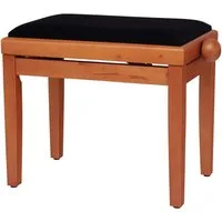 Classic Cantabile Klavierbank DP Pianobank - Höhenverstellbar von 47 bis 56 cm (Hochwertiger Sitzkomfort, 1-St., Sitzfläche 55 x 32 cm), Leichtgängige Spindelmechanik