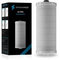 sparkpod Filter-Set Dusche Badewanne Hochleistungs-Duschfilter für Hautpflege, Zubehör für Alle Standard-Duschköpfe mit ½-Zoll-Rohranschluss kompatibel., Filtert Chlor und Schwermetalle, verbessert Haut- und Haargesundheit