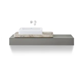 Duravit Wave Unterputz-Waschtischarmatur, Fertigmontageset WA1070004010 Ausladung 202mm, chrom