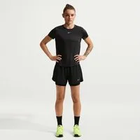 Nike Sporthose W NK ONE DF HR 3IN 2N1 SHORT BLACK/WHITE
