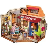 ROLIFE 3D-Puzzle DIY Miniature House "Corner Bookstore", 108 Puzzleteile