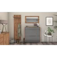 borchardt Möbel Garderoben-Set Tom, (3-St), Schuhschrank hängend