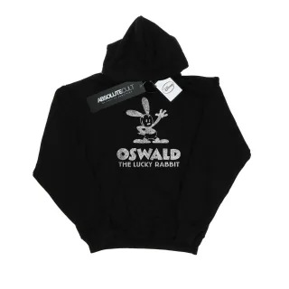 Disney - "Oswald Logo" Kapuzenpullover für Herren (Schwarz)