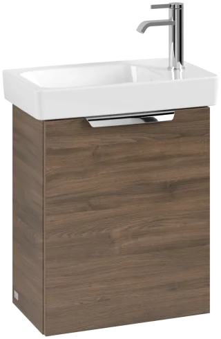 Villeroy & Boch Set LineUp 450mm mit Spiegel Anschlag rechts Arizona Oak S00801VHR1