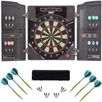 B Best Sporting Dartautomat Dart Set Oxford 2.0 mit 18 Dartpfeilen/Ersatzspitzen & Etui, Dartscheibe elektronisch im hochwertigen Set