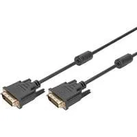 Anschlusskabel DVI > DVI schwarz, 10 Meter