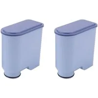 Trade-Shop Wasserfilter 2x passend für Philips Serie 2200 EP2224 EP2220 EP2221 EP2223 EP2230, Zubehör für Philips CA6903/00 CA6903/01 CA6903/10 CA6903/22 CA6707/00 CA6707/10, Kapazität: ca. 50 Liter / mit Kalk reduzierender Aktivkohle