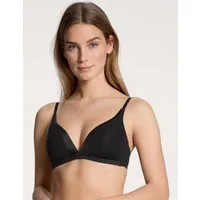 CALIDA Triangel-BH Cate Satinblende, ohne Bügel, Single-Jersey Qualität, elastisch, weich