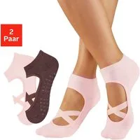 LSCN by LASCANA ABS-Socken Pilates Socke mit ABS (Packung, 2-Paar) für Pilates oder Yoga