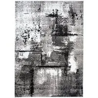 Mazovia Designteppich Modern Teppich Kurzflor Wohnzimmerteppich Robust und pflegeleicht GRAU, 80 x 150 cm, Fußbodenheizung, Allergiker geeignet, Farbecht, Pflegeleicht