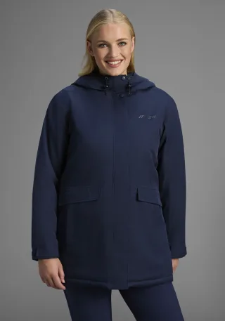 Maier Sports Allwetterjacke "DA-JACKE MTEX EL. LISBON" mit Kapuze Auch in Kurz-Größen, atmungsaktiv, wasserdicht, winddicht