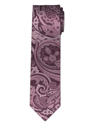 OLYMP - Krawatte Slim 6.5cm violet/pink