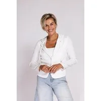 Zhrill Jerseyblazer DARCIA Blazer mit Kapuze mit Reverskragen, hüftbedeckende Länge, taillierte Passform