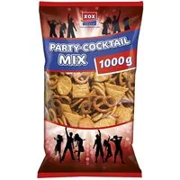 XOX Knabberei, XOX Party Cocktailmix gesalzenes Laugen und Weizengebäck 1000g
