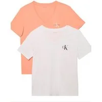 Calvin Klein Jeans T-Shirt MONOLOGO VNK 2PACK TEE (Packung, 2-tlg., 2er-Pack), Logoschriftzug