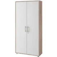 BMG Möbel Aktenschrank Office Edition abschließbar, 5 Ordnerhöhen, Platz für über 45 DIN A4 Ordner