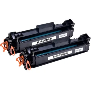 Bubprint 2 Toner kompatibel für HP CF244A 44A Schwarz