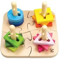Hape Steckspielzeug, (Set, 16-tlg)